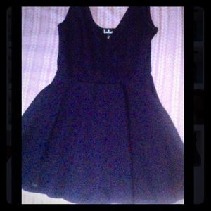 Navy Blue Short Dress